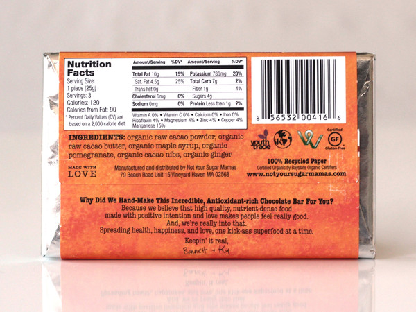 Ginger Pomegranate Bar