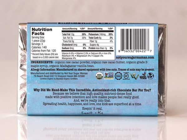 Pure & Simple Chocolate Bar